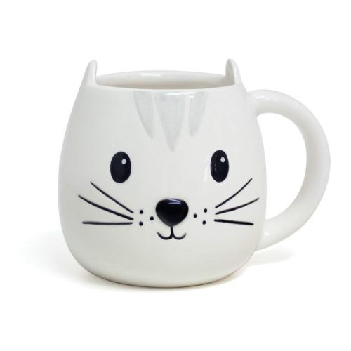 Taza mug Balvi Kitty 400 ml blanco