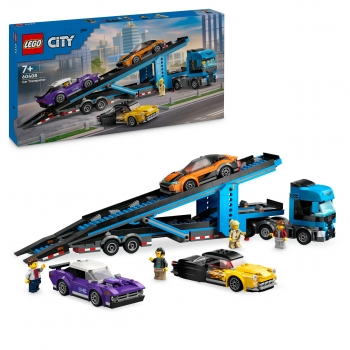 60408 Lego City Camión De Transporte De Autos Deportivos