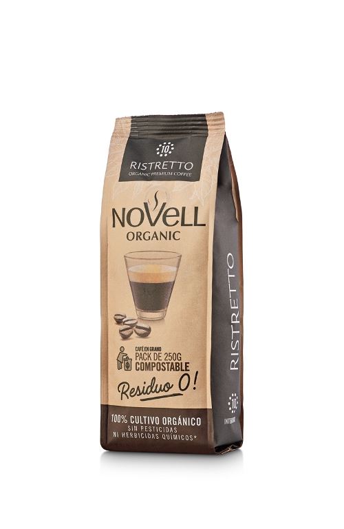 Café en grano Novell Ristretto 250 g