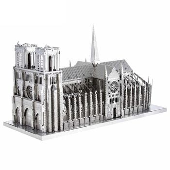 Iconx Kit Modelo A Escala 3d Cortado Láser Notre Dame De Paris 575003 Iconx