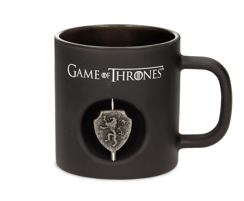 Lannister Taza Negra Cristal Emblema Got