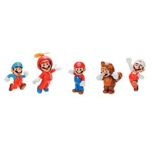 Super Mario - Pack 5 figuras de Mario