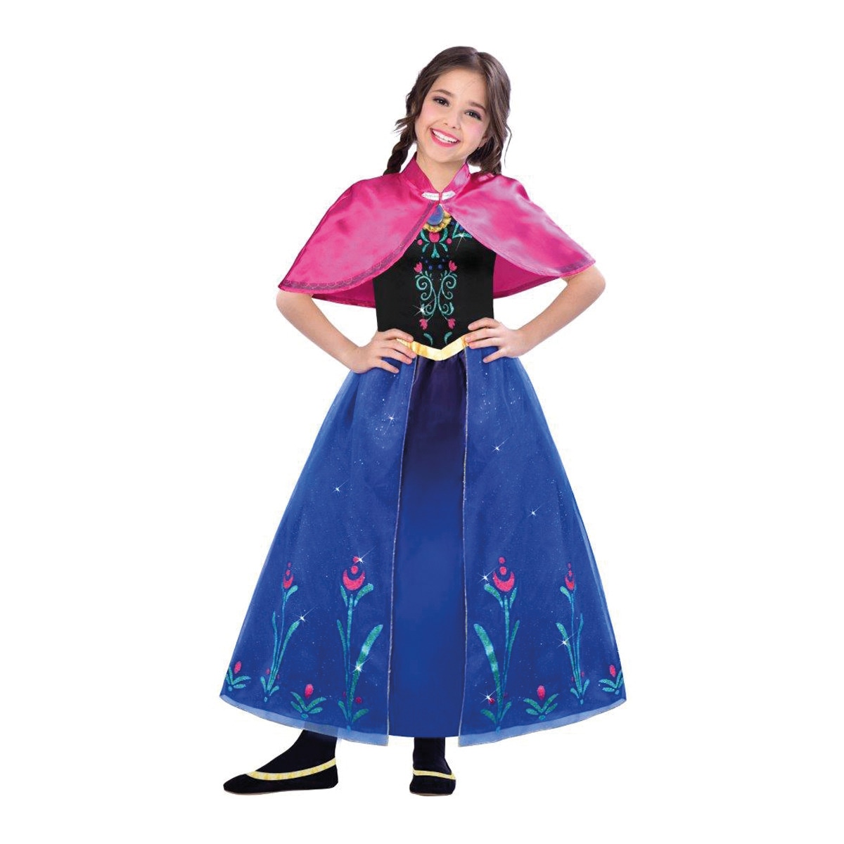 Disney - Disfraz infantil Anna Frozen: El Reino de Hielo Disney.