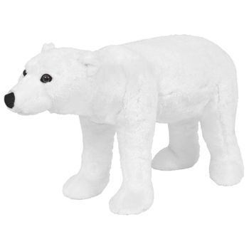 Oso Polar De Peluche De Pie Blanco Xxl Vidaxl