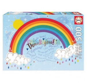 Puzzle 500 Rainbow Gracias