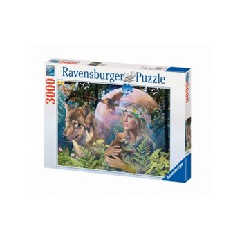 Puzzle Xxl 3000p Loups Au Clair De Lune