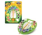 Set 12 Témperas Crayola Ultra Lavables con Paleta