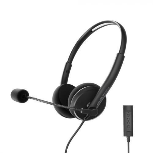 Auriculares con micrófono Energy Sistem Office 2+ Negro