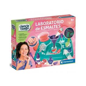 Clementoni - Laboratorio de esmaltes educativo y creativo, ciencia y manicura ㅤ