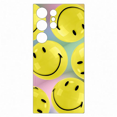 Funda Samsung FlipSuit Smiley amarilla para Galaxy S24+