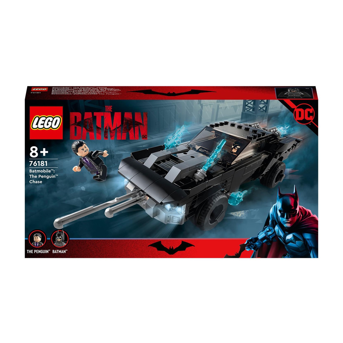 LEGO - Réplica Coche Batmóvil: Batman Caza De The Penguin De  DC