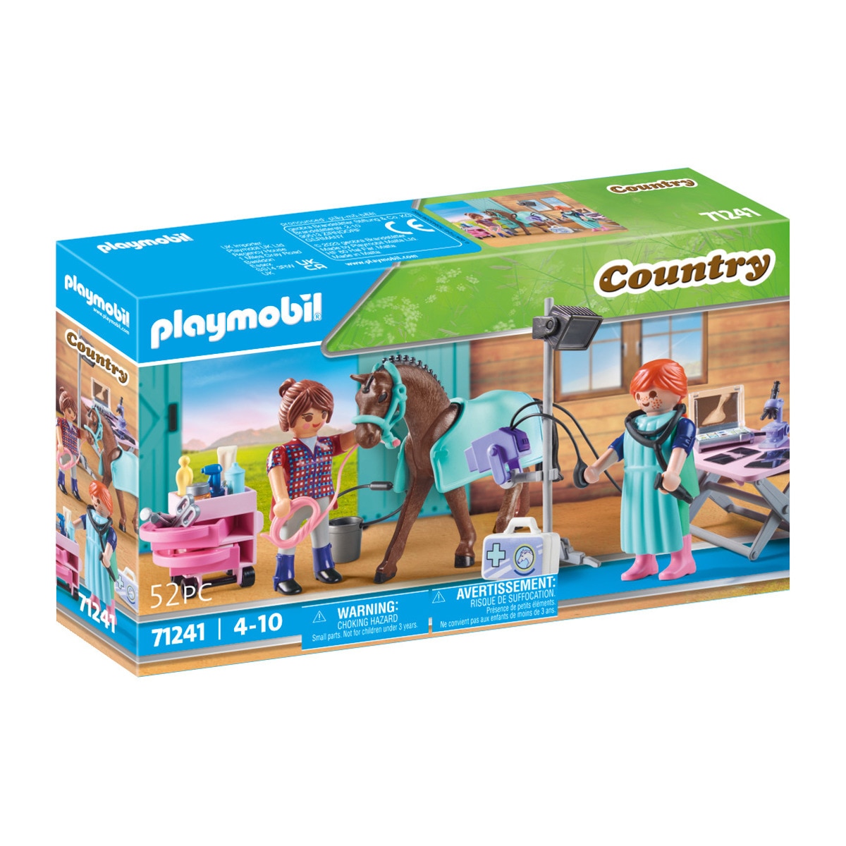 Playmobil - Veterinaria De Caballos Country