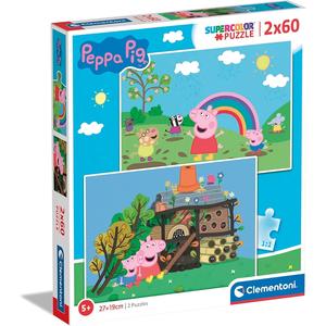 Clementoni - Peppa Pig - Puzzle infantil de 60 piezas Peppa Pig ㅤ