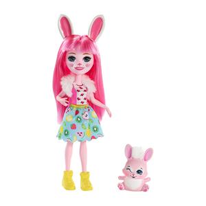 Enchantimals - Muñeca con Mascota - Bree Bunny y Twist