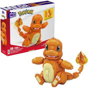 Mega Bloks - Pokemon - Conjunto de construcción Pokémon Charmander Gigante ㅤ