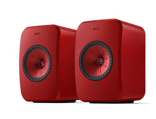 Altavoz KEF LSX II Rojo lava - Pareja