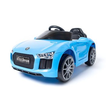 Ataa Dream Azul - Coche Eléctrico Infantil Para Niños Batería 6v Con Mando Control Remoto