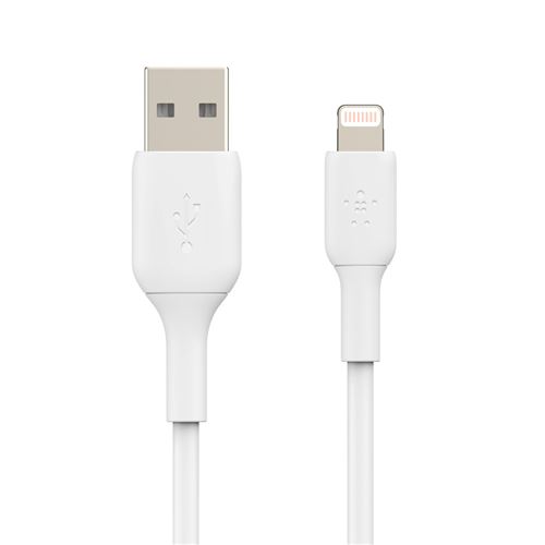 Belkin BoostCharge Lightning a USB-A Blanco 1 m