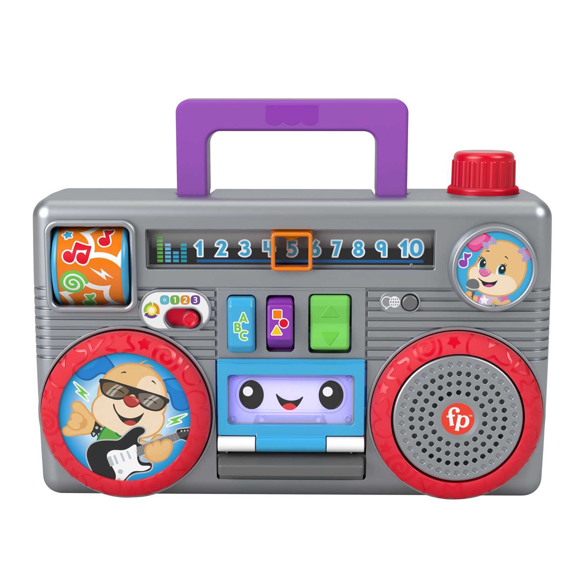 Fisher-Price - Ríe Y Aprende Radio Divertida De  Con Sonidos