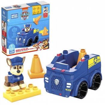 Mega Bloks La Patrulla Canina Coche de Policía de Chase Bloques +3 Años