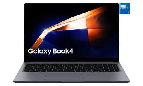 Ordenador portátil Samsung Galaxy Book4 15, Intel Core i7- 150U, 16GB RAM, 512 GB SSD, Intel Graphics, Windows 11 Home, 15.6" , Full HD LED, Gris