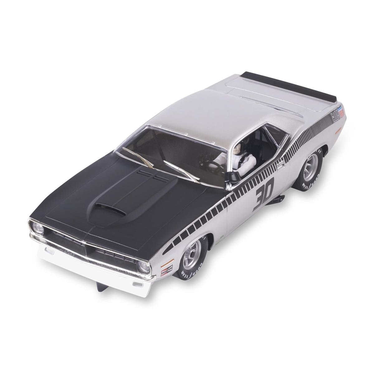 Scalextric - Coche De Carreras Linea Advance Escala 1:32 Cuda Silver