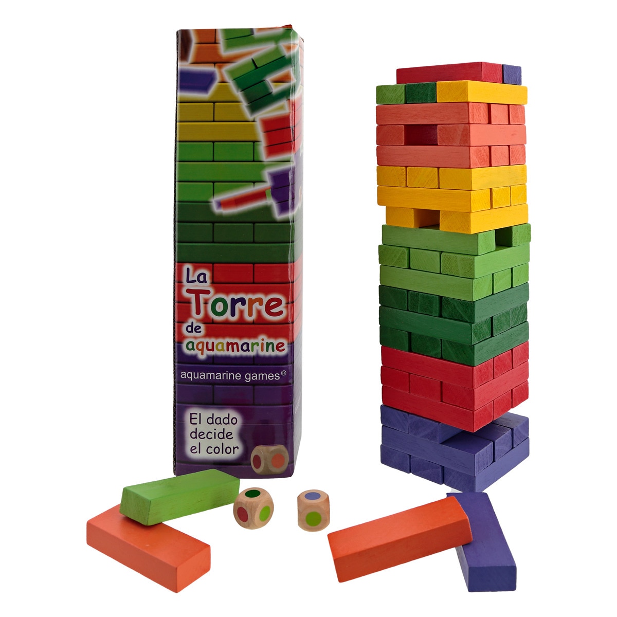 Aquamarine Games - Torre Con Dado Colores