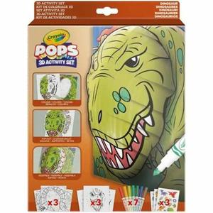 Crayola - Set De Actividades Color Pops 3D Dinosaurs