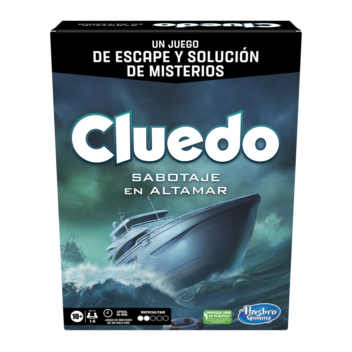 Hasbro Gaming - Juego De Mesa Cluedo Sabotaje En Altamar