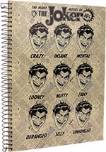 Libreta espiral DC Joker caras A5