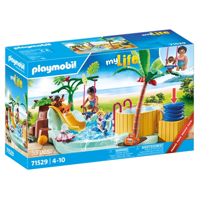 Playmobil - Piscina infantil con jacuzzi.