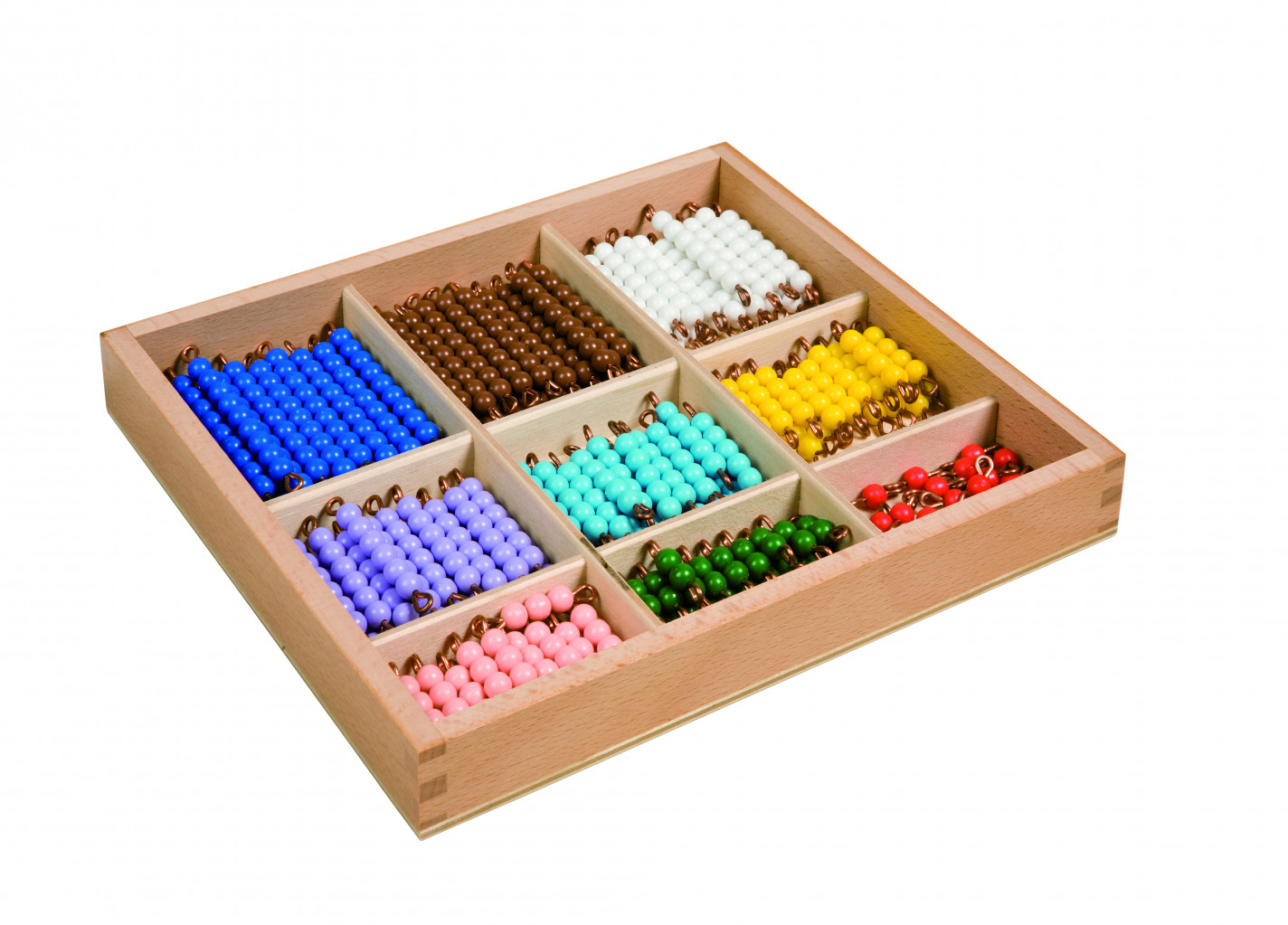 Caja Cuentas Montessori 180 piezas