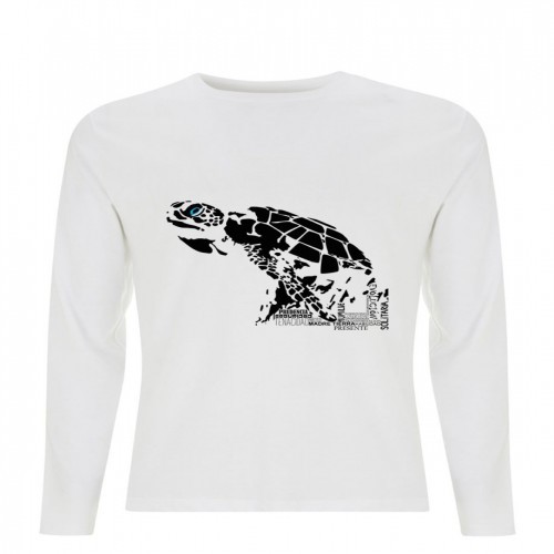 Camiseta unisex tortuga color Blanco