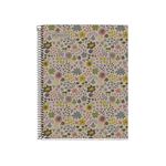 Cuaderno reciclado Miquelrius Ecoflowers A5 80 hojas cuadrícula 5 mm