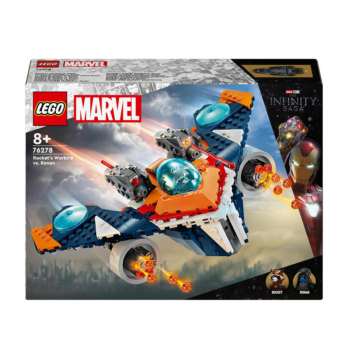 LEGO -  de construcción Warbird de Rocket vs. Ronan LEGO Super Heroes Marvel.