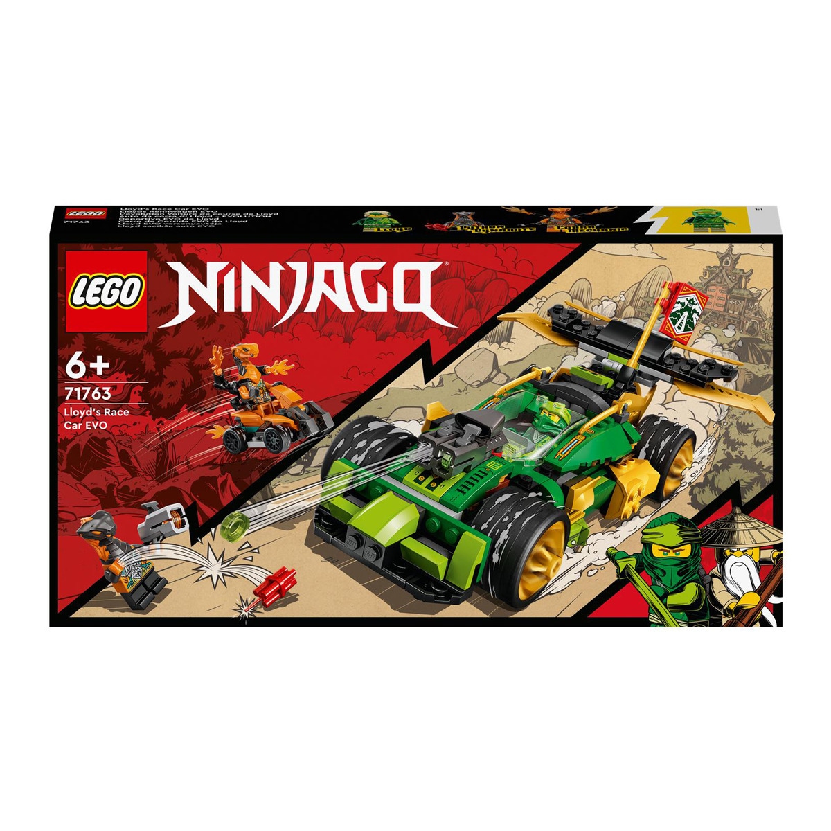 LEGO - Set De Construcción Coche Transformable Deportivo EVO De Lloyd NINJAGO