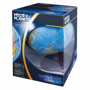 Micro Planet - Globo terraqueo político 25 cm con luz