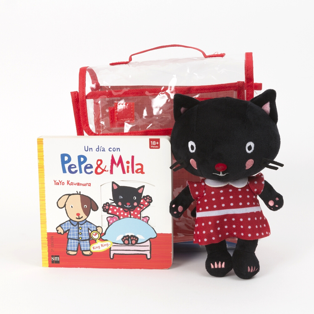 Pack Un día con Pepe y Mila + peluche (Pop up)