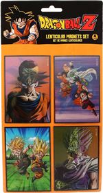 Set de 4 imanes lenticulares Dragon Ball