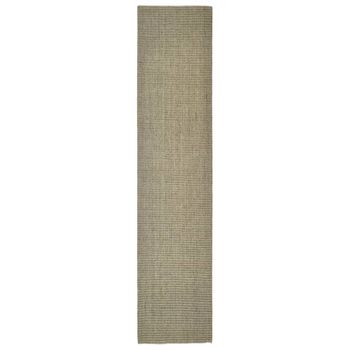 Alfombra De Sisal Para Rascador Gris Taupe 66x300 Cm Vidaxl