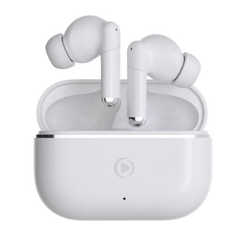 Auriculares Noise Cancellig Force Play II True Wireless + Micrófono ENC Blanco