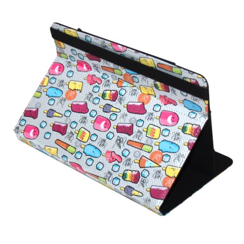 Funda con soporte SilverHT Icepop Blanco para tablet 9 - 10,8''