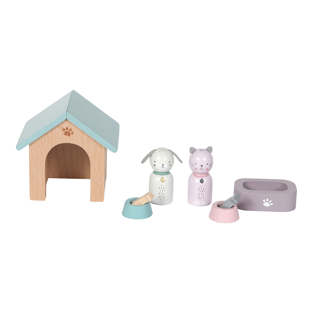 Muebles Madera Set Mascotas