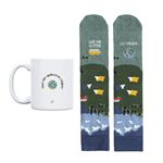 UO Kit Taza + Calcetines talla 36-41 Que me quiten lo viajao