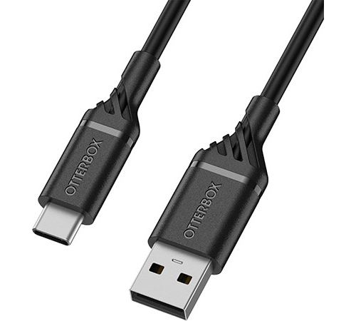 Cable Otterbox USB-A a USB-C Negro 1 m