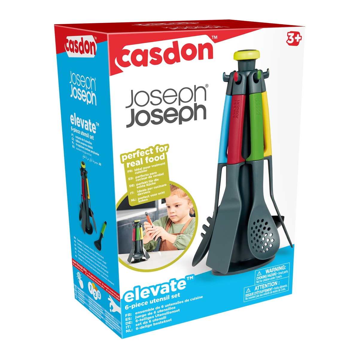 Cefa Toys - Set De 6 Utensilios De Cocina Joseph Elevate