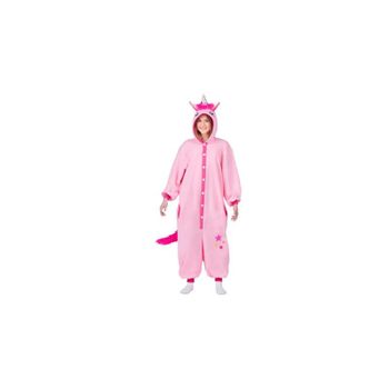 Disfraz Unicornio Rosa Adult Big (kigurumi Con Capucha Y Cola) (viving Costumes - 209861)