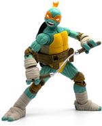 Figura BST AXN Tortugas Mutantes Michelangelo con cómic 13cm