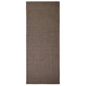 Alfombra De Sisal Para Rascador Marrón 100x250 Cm Vidaxl