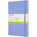 Cuaderno Moleskine Classic large lisa tapa dura azul hortensia